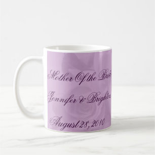 Mutter der Braut - "reizende Lavendel-Rosen " Tasse