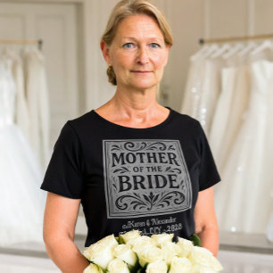 Mutter der Braut Romantische Hochzeitsprobe T-Shirt