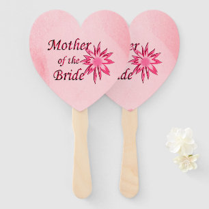 Mutter der Braut rosa Fächer