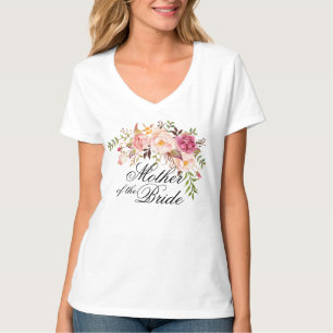 Mutter der Braut rustikale Blüte T-Shirt