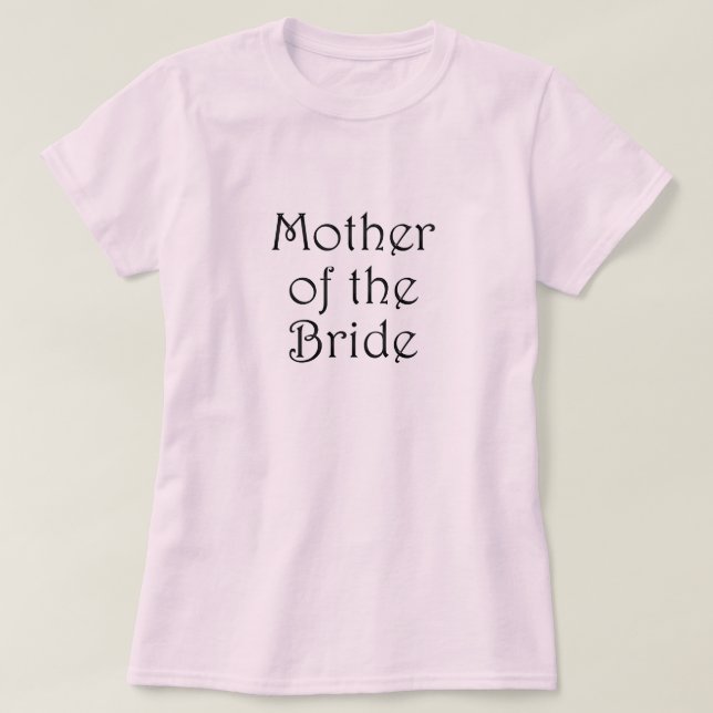 Mutter der Braut T-Shirt (Design vorne)