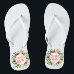 Mutter der Braut Weihnachtshochzeit Flip Flops<br><div class="desc">Für weitere Anpassungen klicken Sie bitte auf die Schaltfläche "Anpassen" und verwenden Sie unser Designwerkzeug,  um diese Vorlage zu ändern. Wenn die Optionen verfügbar sind,  können Sie Text und Bild ändern,  indem Sie einfach auf "Text oder Bild hier bearbeiten/entfernen" klicken und Ihre eigenen hinzufügen. Entworfen von Freepik.</div>