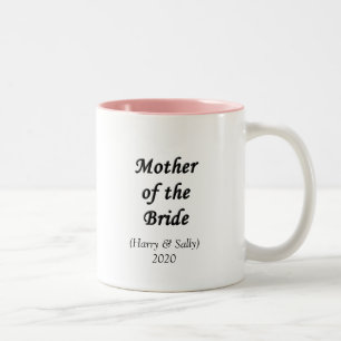 Mutter der Braut Zweifarbige Tasse