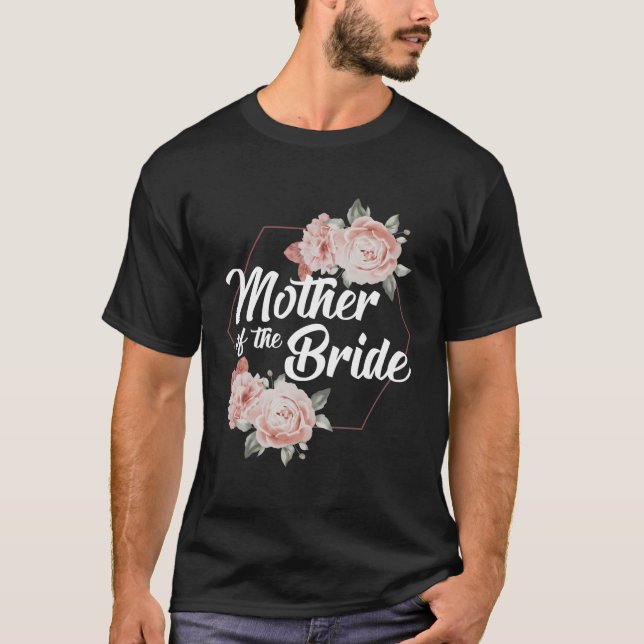 Mutter der Brautblüte Hochzeitsblumen T-Shirt (Vorderseite)