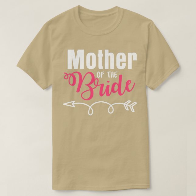 Mutter der Brautfamilie, die nur mit Ehefrau verhe T-Shirt (Design vorne)