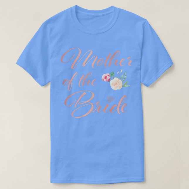 Mutter der Brauthochzeit T-Shirt (Design vorne)