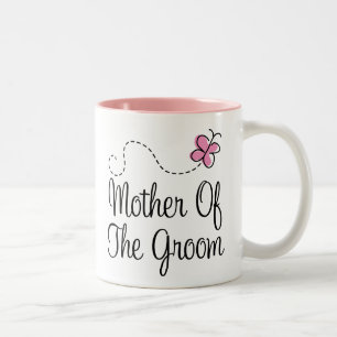 Mutter der Bräutigam-Hochzeits-Geschenk-Tasse Zweifarbige Tasse