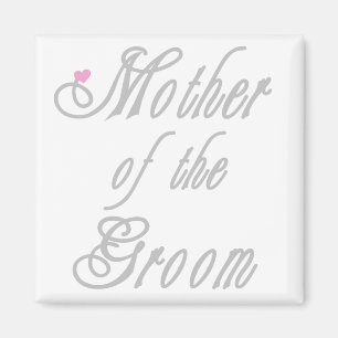 Mutter der Bräutigam-noblen Grau Magnet