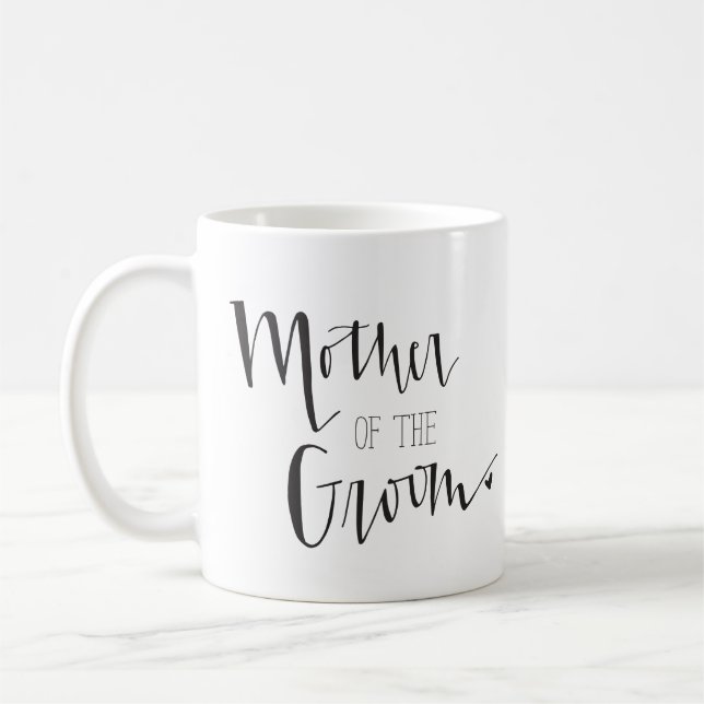 Mutter der Bräutigam-Tasse Tasse (Links)