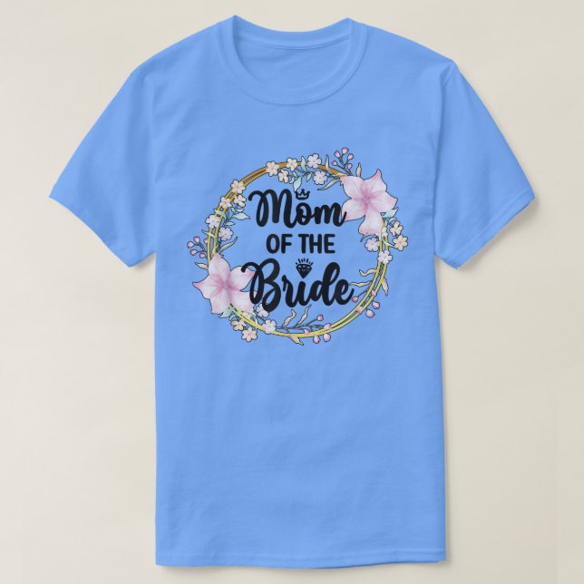 Mutter der Brautparty Brides Mama T-Shirt (Design vorne)