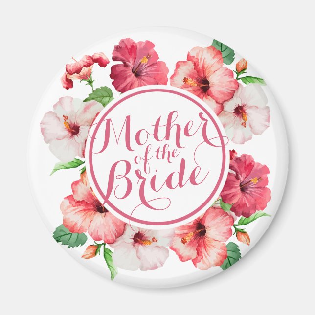 Mutter der Brautwasserfarbe Hochzeit | Magnet (Vorne)