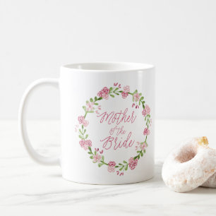 Mutter der BrautWatercolorwreath-Tasse Tasse