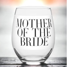 Mutter der Bride Black Moderne Elegant Custom