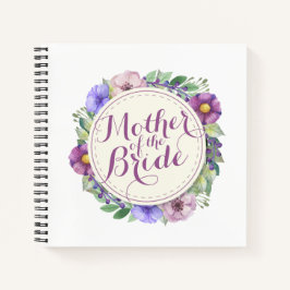 Mutter der Bride Elegant Floral Notebook Notizbuch