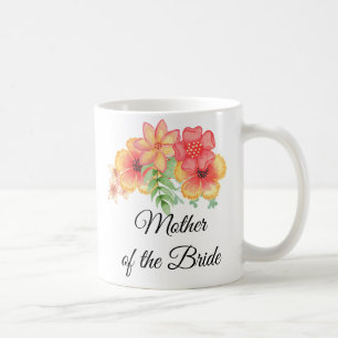 Mutter der Bride Floral Bouquet Tasse