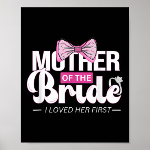 Mutter der Bride Mob Wedding Mama Mama Niedlich Br Poster