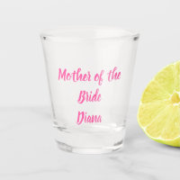 Mutter der Bride Pink Individuelle Name Geschenke