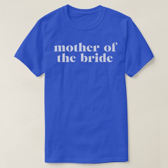 Mutter der Bride Retro Simple Minimalistisch Match T-Shirt (Design vorne)