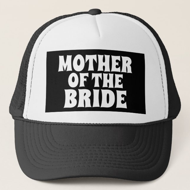 MUTTER DER BRIDE WEDDING GIFT BALL CAPS HATT TRUCKERKAPPE (Vorderseite)