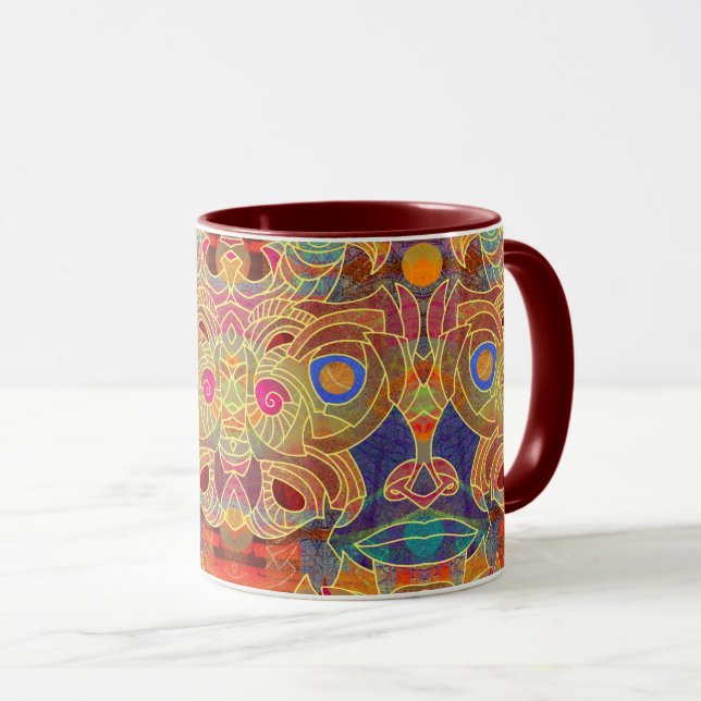 Mutter der Dawn Mask-Tasse Tasse (VorderseiteRechts)