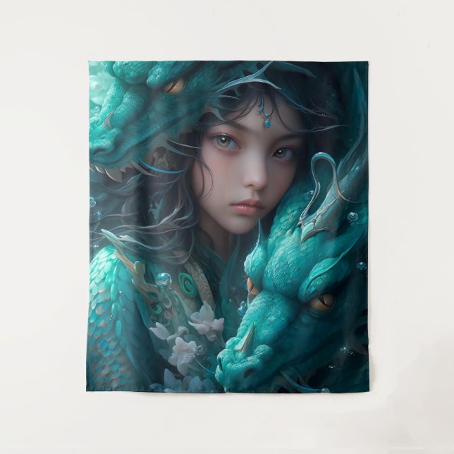 Mutter der Drachen Wandteppich (Vorderseite)