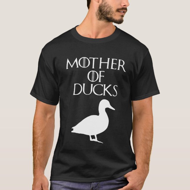 Mutter der Ducks Feather Mama T-Shirt (Vorderseite)