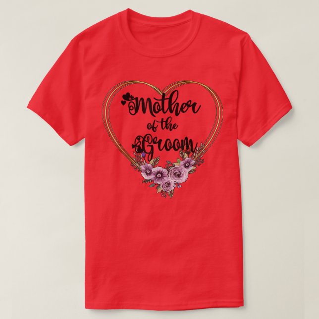 Mutter der Dusche Hochzeitsfeiern Mama T-Shirt (Design vorne)