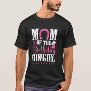 Mutter der Geburtstags-Cowgirl Geburtstags-Cowboy- T-Shirt