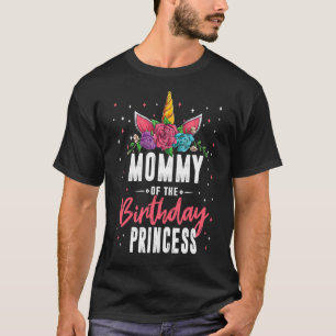 Mutter der Geburtstagsprinzessin Matching Family T-Shirt