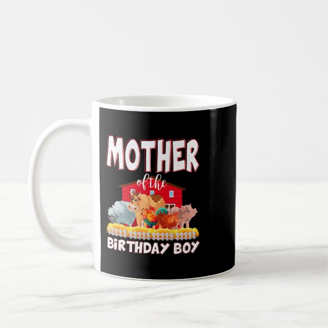 Mutter der Geburtstagsschwanzfamilie B Kaffeetasse (Links)