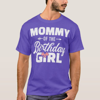 Mutter der Geburtstagstochter Mädchen der passende T-Shirt