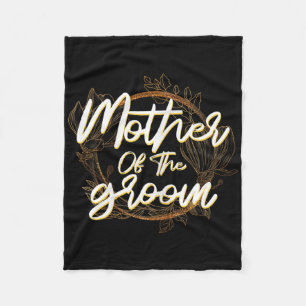 Mutter der Groom-Bachelorette-Hochzeitsfeier Bri Fleecedecke