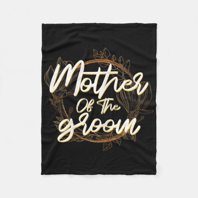 Mutter der Groom-Bachelorette-Hochzeitsfeier Bri Fleecedecke (Vorderseite)