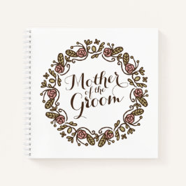Mutter der Groom Elegant Wedding | Notizbuch