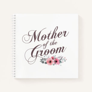 Mutter der Groom Elegant Wedding   Notizbuch