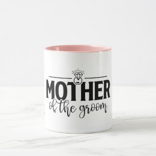 Mutter der Groom-Flowscript Personalisiert Tasse