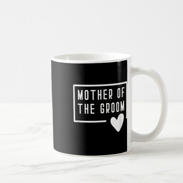 Mutter der Groom-Herz-Mama Hochzeit Bachelorette Kaffeetasse (Rechts)