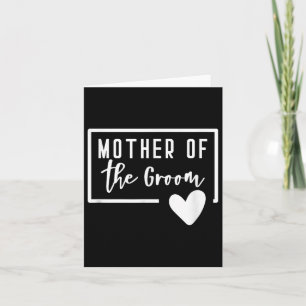 Mutter der Groom-Herz-Mama Hochzeit Bachelorette Karte