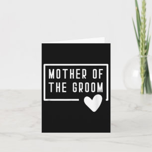 Mutter der Groom-Herz-Mama Hochzeit Bachelorette Karte