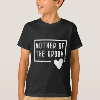 Mutter der Groom-Herz-Mama Hochzeit Bachelorette T-Shirt
