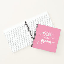 Mutter der Groom-Hochzeitkalligraphie | Notebook