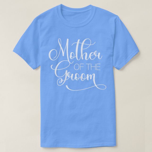Mutter der Groom-Hochzeitsfeier, Mutter T-Shirt (Design vorne)