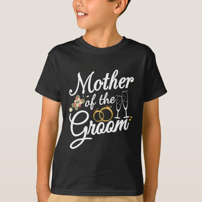 Mutter der Groom Mama Geschenke für Hochzeit oder  T-Shirt (Vorderseite)