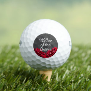 Mutter der Groom Marsala Burgund Bläserin Golfball