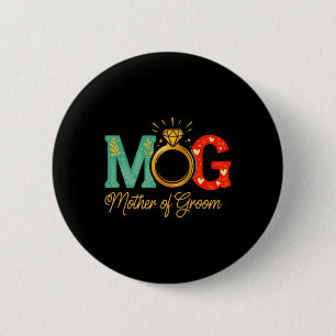 Mütter der Groom Mob Mog Mama Wedding Bac Button