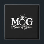 Mütter der Groom Mob Mog Mama Wedding Bac Magnet<br><div class="desc">Mütter der Groom Mob Mama Wedding Bachelorette</div>