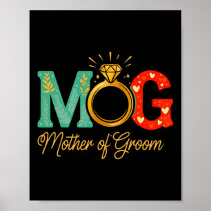 Mütter der Groom Mob Mog Mama Wedding Bac Poster