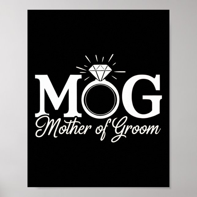 Mütter der Groom Mob Mog Mama Wedding Bac Poster (Vorne)