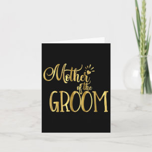 Mutter der Groom Mog Wedding Party Bride Karte