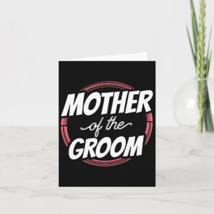Mutter der Groom Redewendungen Hochzeitsfeier Bach Karte
